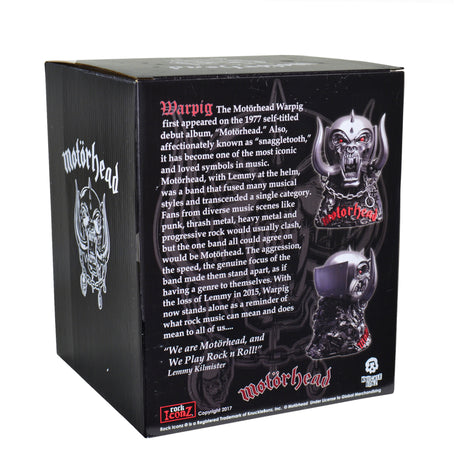 Motorhead Collectible: 2017 KnuckleBonz Rock Iconz Motorhead Warpig Statue #89