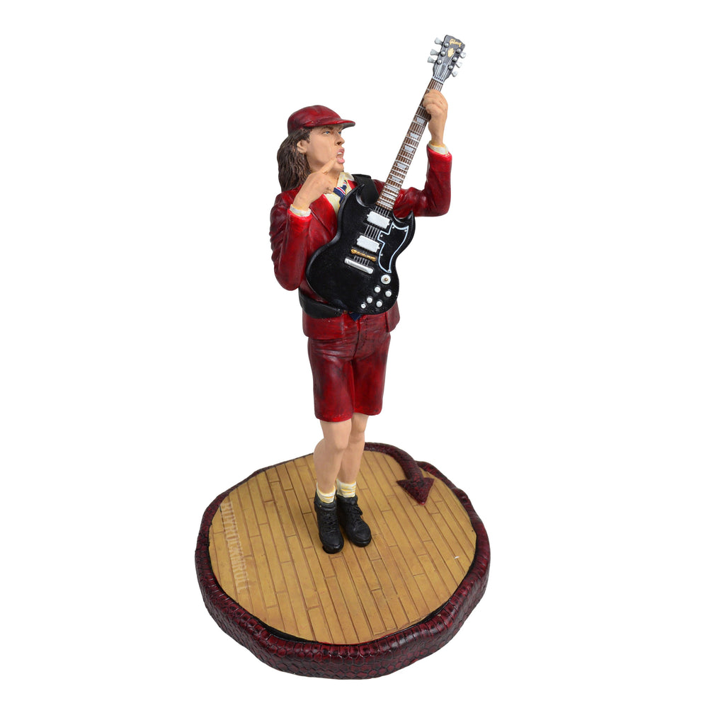 SOLD OUT! AC/DC Collectible 2008 KnuckleBonz Rock Iconz Guitar Hero Angus Young Statue