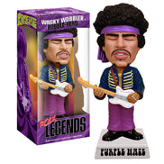 Jimi Hendrix 2009 Funko Rock Legends Purple Haze Wacky Wobbler Bobblehead EX/NM