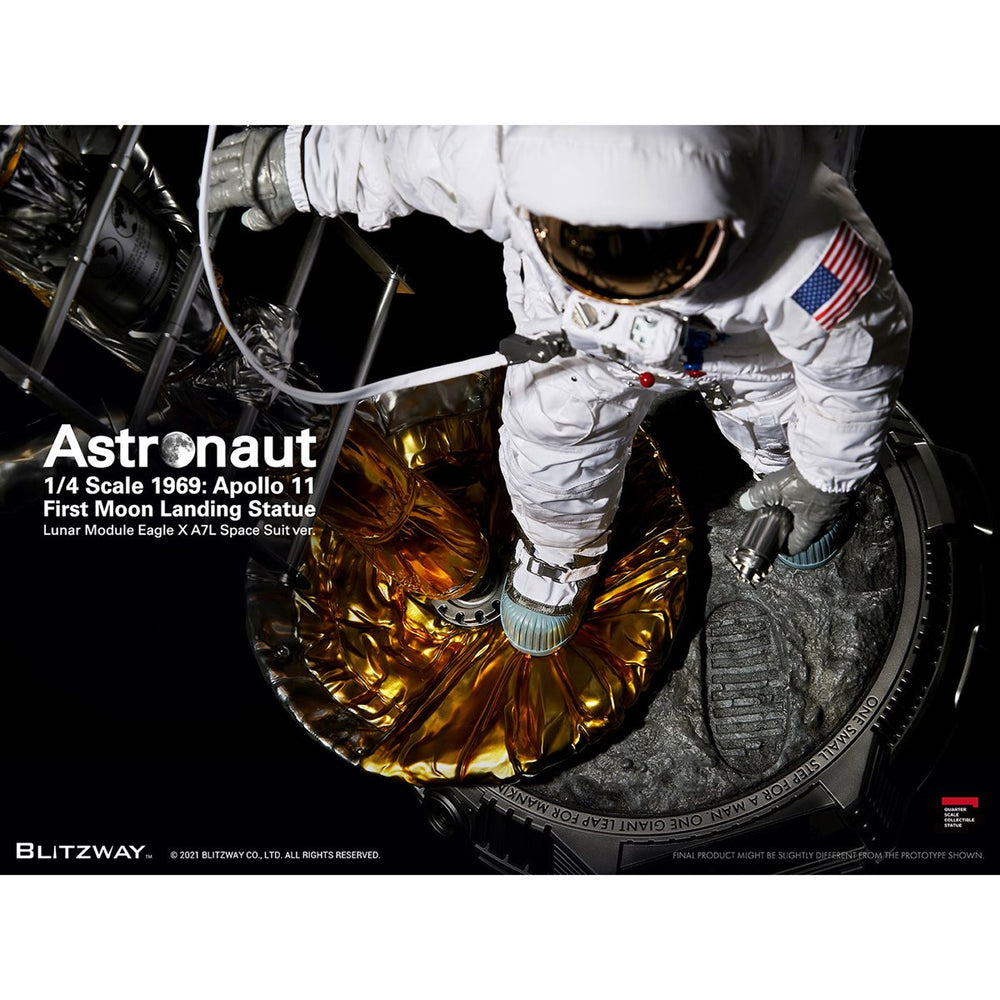 SOLD OUT! Apollo 11 Collectible 2021 Blitzway 1/4 Scale 1969 Astronaut Moon Landing Statue