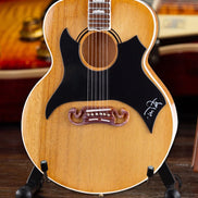 Tom Petty Collectible Axe Heaven Gibson SJ-200 Wildflower - Antique Natural Miniature Guitar Model