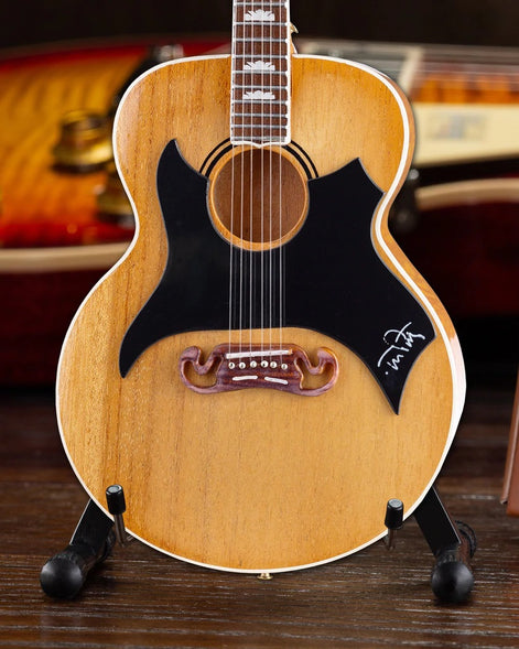 Tom Petty Collectible Axe Heaven Gibson SJ-200 Wildflower - Antique Natural Miniature Guitar Model