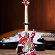 Eddie Van Halen Collectible Axe Heaven EVH  5150 Mini Guitar Replica in EVH Guitar Case