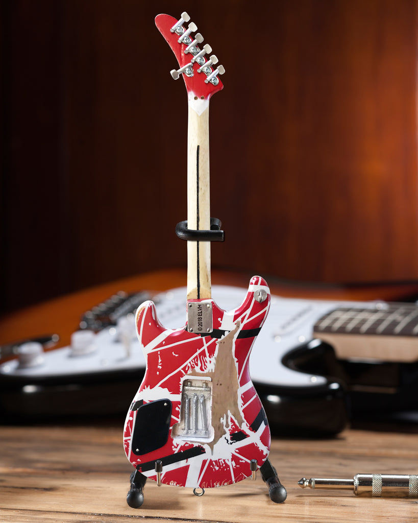 Eddie Van Halen Collectible Axe Heaven EVH  5150 Mini Guitar Replica in EVH Guitar Case