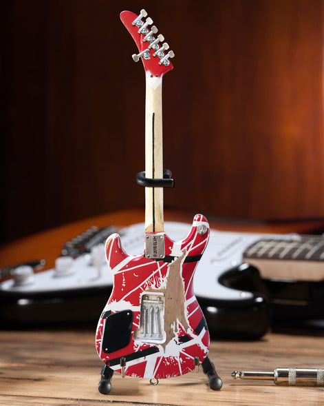 Eddie Van Halen Collectible Axe Heaven EVH  5150 Mini Guitar Replica in EVH Guitar Case