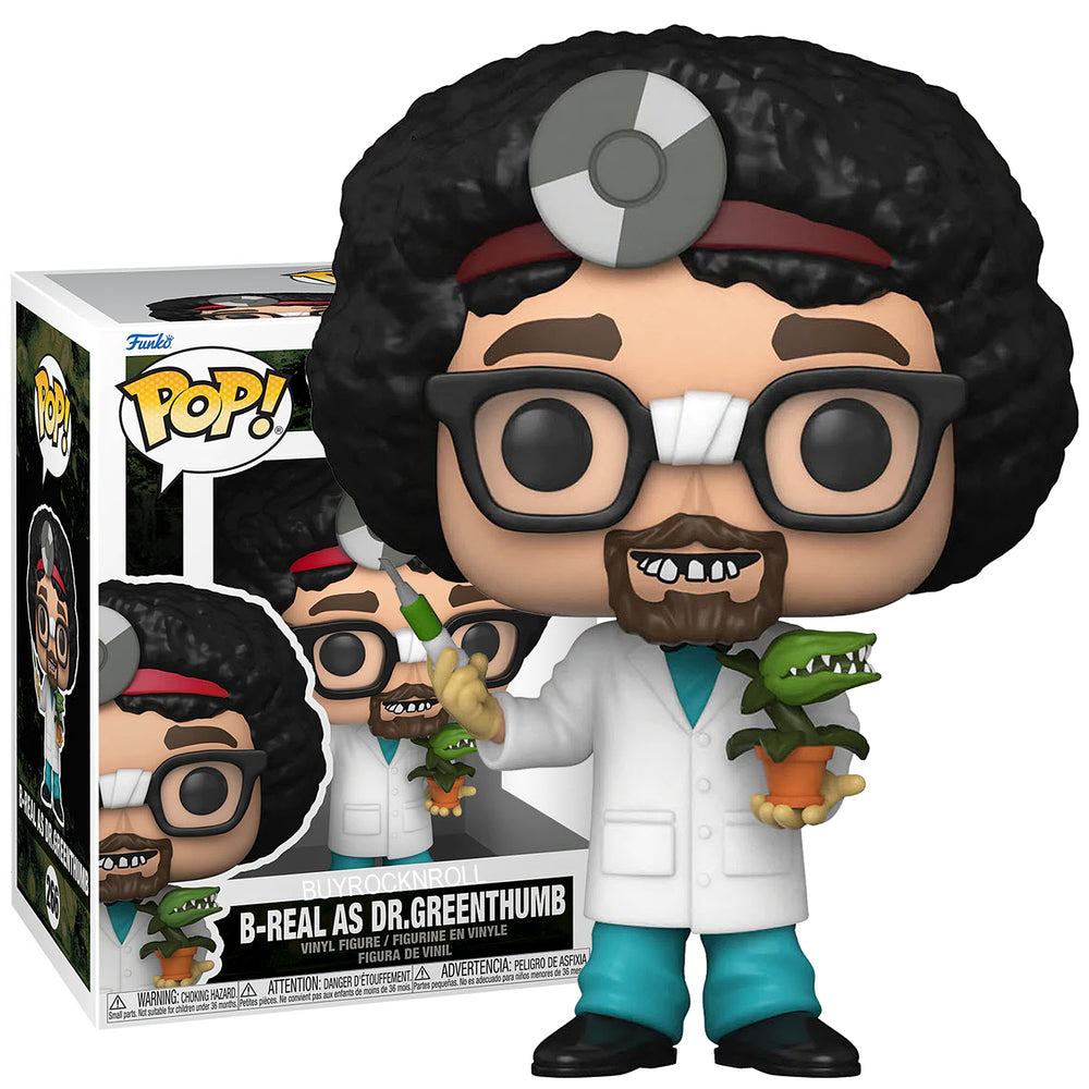 Cypress Hill Collectible 2022 Handpicked Funko Pop Rocks B-Real as Dr Greenthumb #266 Figure