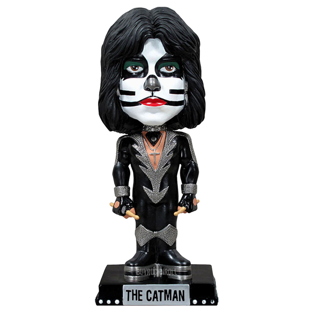KISS 2011 Funko Wacky Wobbler Set of 4:  Demon  Starchild Spaceman Catman