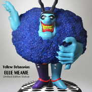 Beatles Collectible 2010 KnuckleBonz Yellow Submarine Blue Meanie Rock Iconz Statue Figure