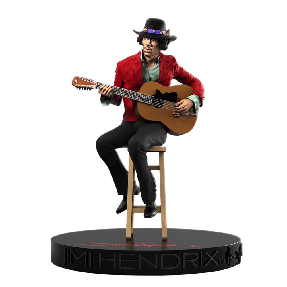 COMING SOON! Jimi Hendrix Collectible 2019 KnuckleBonz Rock Iconz Jimi Hendrix II Statue