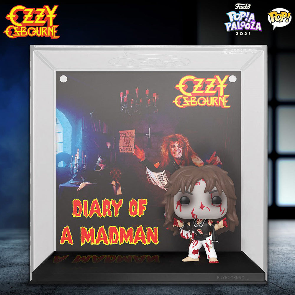 Ozzy Osbourne Collectible Handpicked 2021 Funko Pop Albums Diary of a Madman Ozzy Figure #12