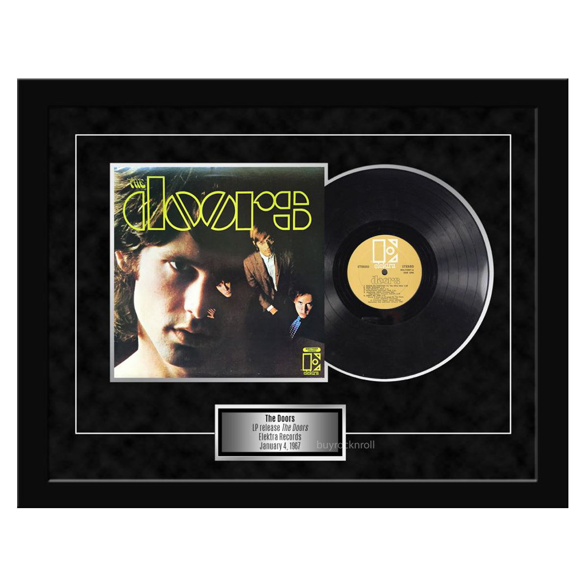 The Doors Collectible Framed LP & Cover 1967 