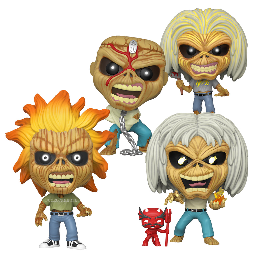 Iron Maiden 2018 Handpicked Funko Pop! Rocks Figure Set in