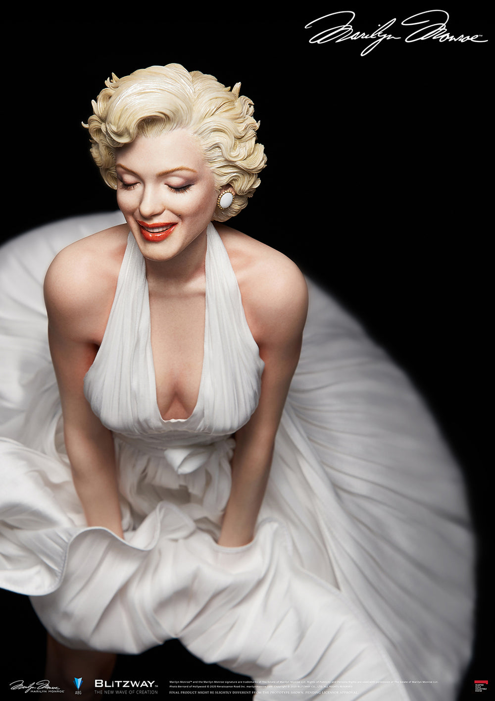 Marilyn Monroe Collectible 2021 Blitzway 1/4 Superb Scale Statue