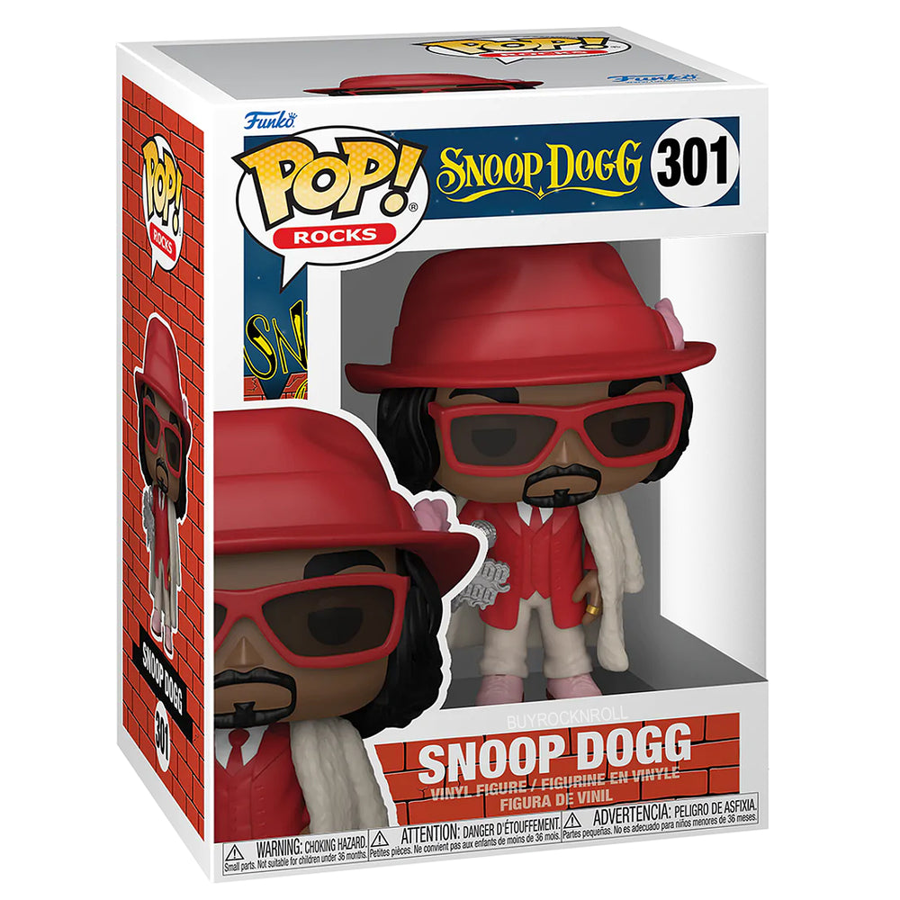 Snoop Dogg Collectible 2022 Handpicked Funko Pop! Rocks In Fur Coat #301 Figure