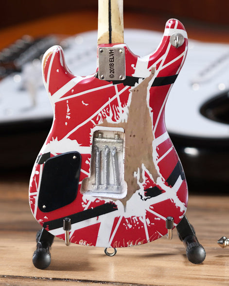 Eddie Van Halen Collectible Axe Heaven EVH  5150 Mini Guitar Replica in EVH Guitar Case