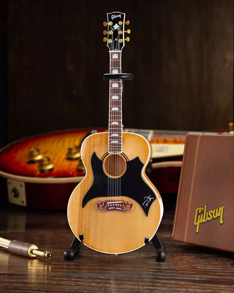 Tom Petty Collectible Axe Heaven Gibson SJ-200 Wildflower - Antique Natural Miniature Guitar Model