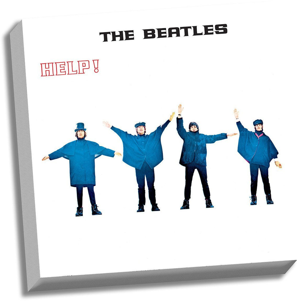 Beatles Collectible Steiner Sports HELP Album LP Cover Stretched Canvas Wall Art 20x20