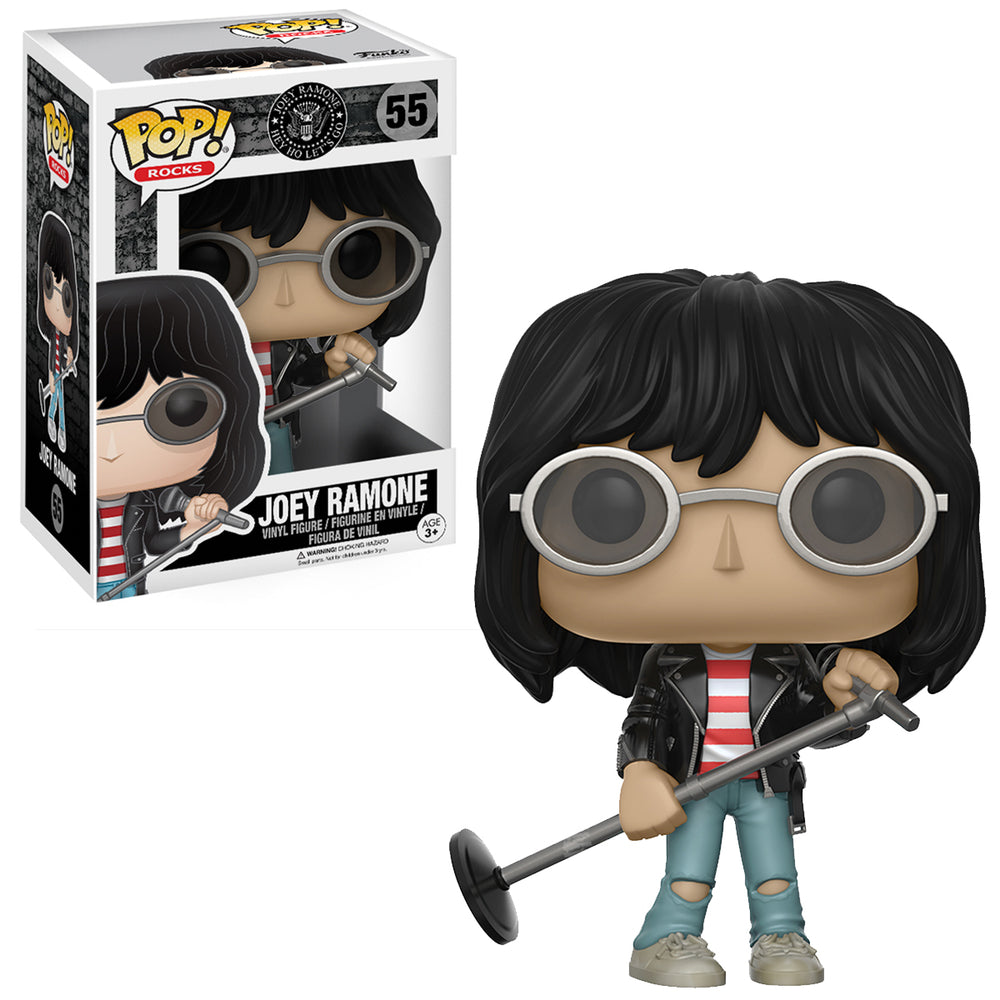 The Ramones Collectible Handpicked 2017 Funko POP! Rocks Joey Figure #55