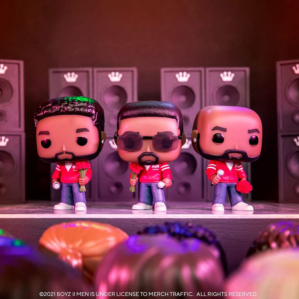 IN STOCK! Boyz to Men Collectible 2021 Funko Pop Rocks 3 Figure Set in Funko Foldable Protectors