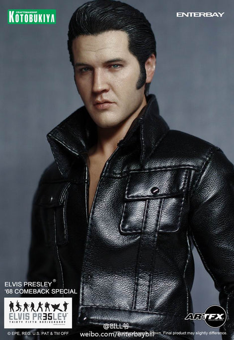 SOLD OUT! Elvis Presley Collectible 2012 Kotobukiya ArtFX 1968 Comeback Special 1:6 Scale Figure