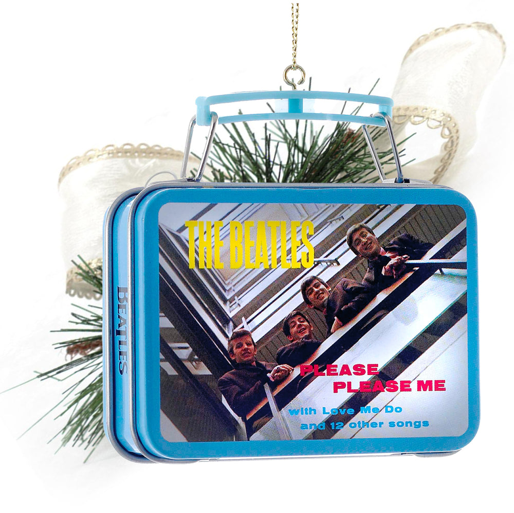 Beatles Collectible:2013 Kurt Adler Please Please Me Lunchbox Christmas Ornament