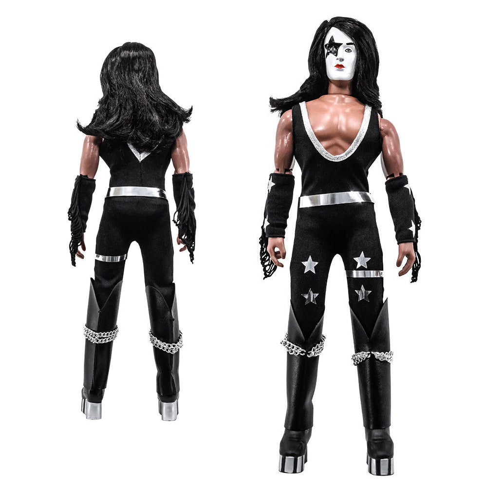 KISS 2011 Figures Toy Company Love Gun Series 1 Paul Stanley Starchild 12" Retro Mego Doll In Protective Display Case