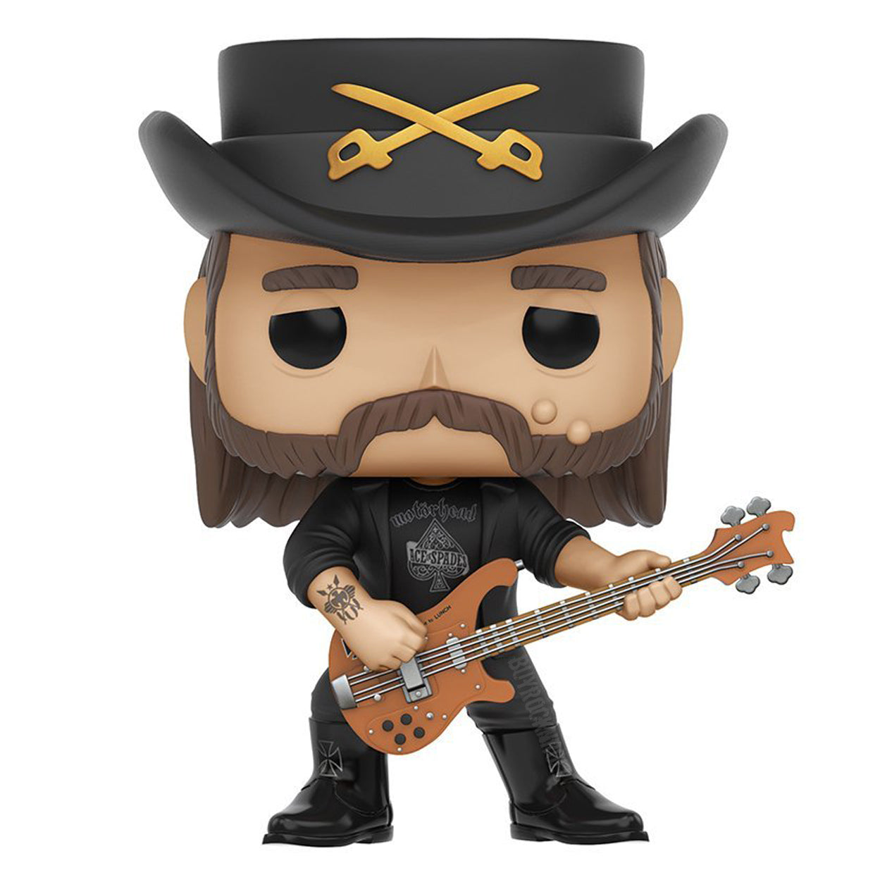 Motorhead 2016 Handpicked Funko Pop Rocks Lemmy Kilmister Figure #49 in Protector Case