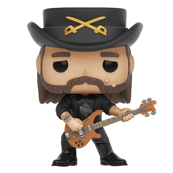 Motorhead 2016 Handpicked Funko Pop Rocks Lemmy Kilmister Figure #49 in Protector Case