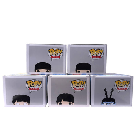 Rare Beatles Collectible 2012 Funko Pop! Rocks Yellow Submarine 5 Figure Set