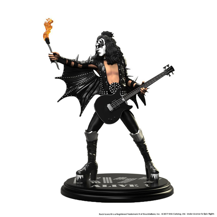 KISS Collectible 2017 KnuckleBonz Rock Iconz Alive Gene Simmons Demon Statue Low Number #37