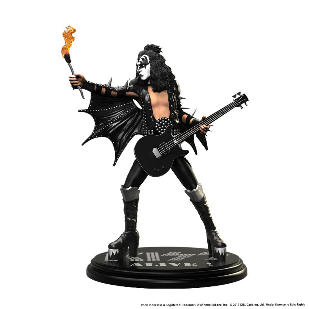 KISS Collectible 2017 KnuckleBonz Rock Iconz Alive Gene Simmons Demon Statue Low Number #37