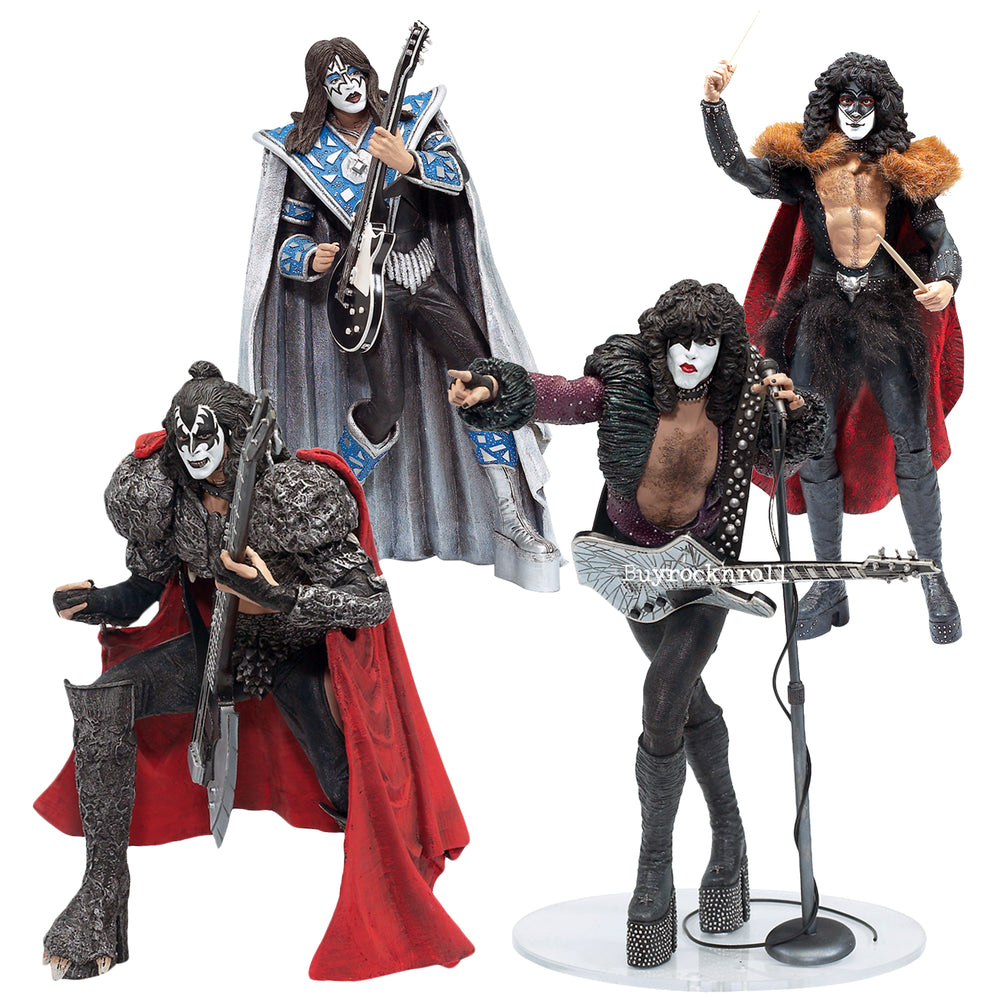 KISS Collectible 2002 McFarlane Series 5 KISS Creatures Figures Set of 4