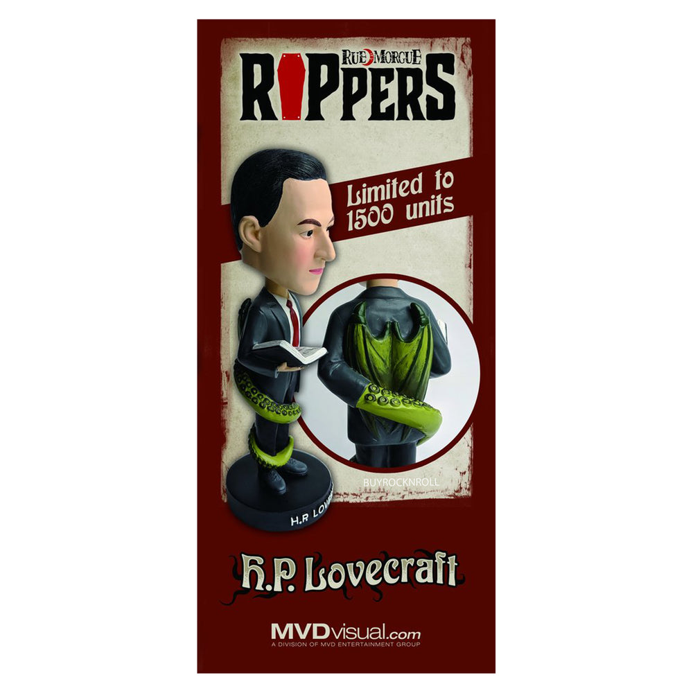 H.P. Lovecraft Collectible 2019 Rue Morgue Rippers Limited Edition Bobblehead