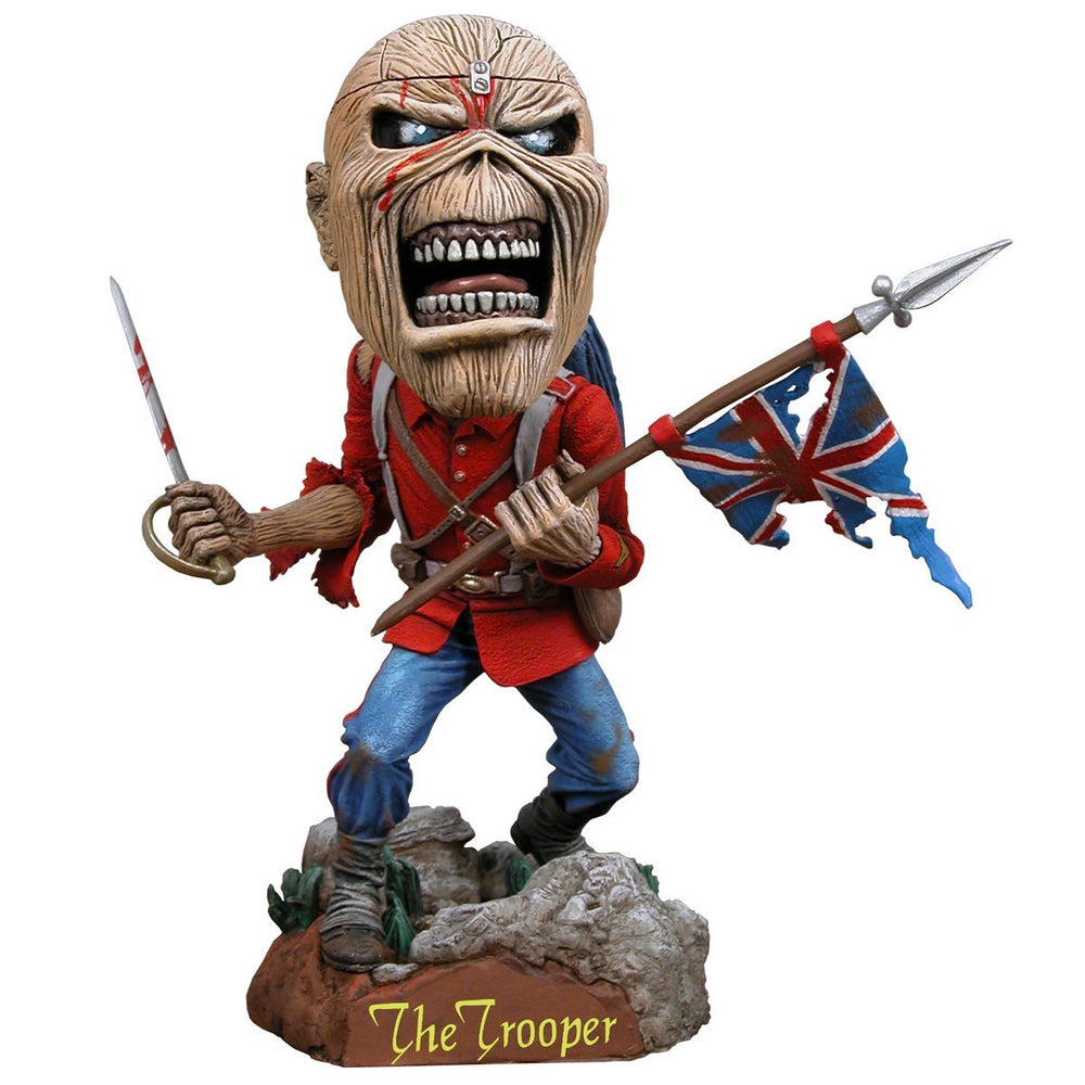COMMING SOON! Iron Maiden NECA Eddie Trooper Head Knocker