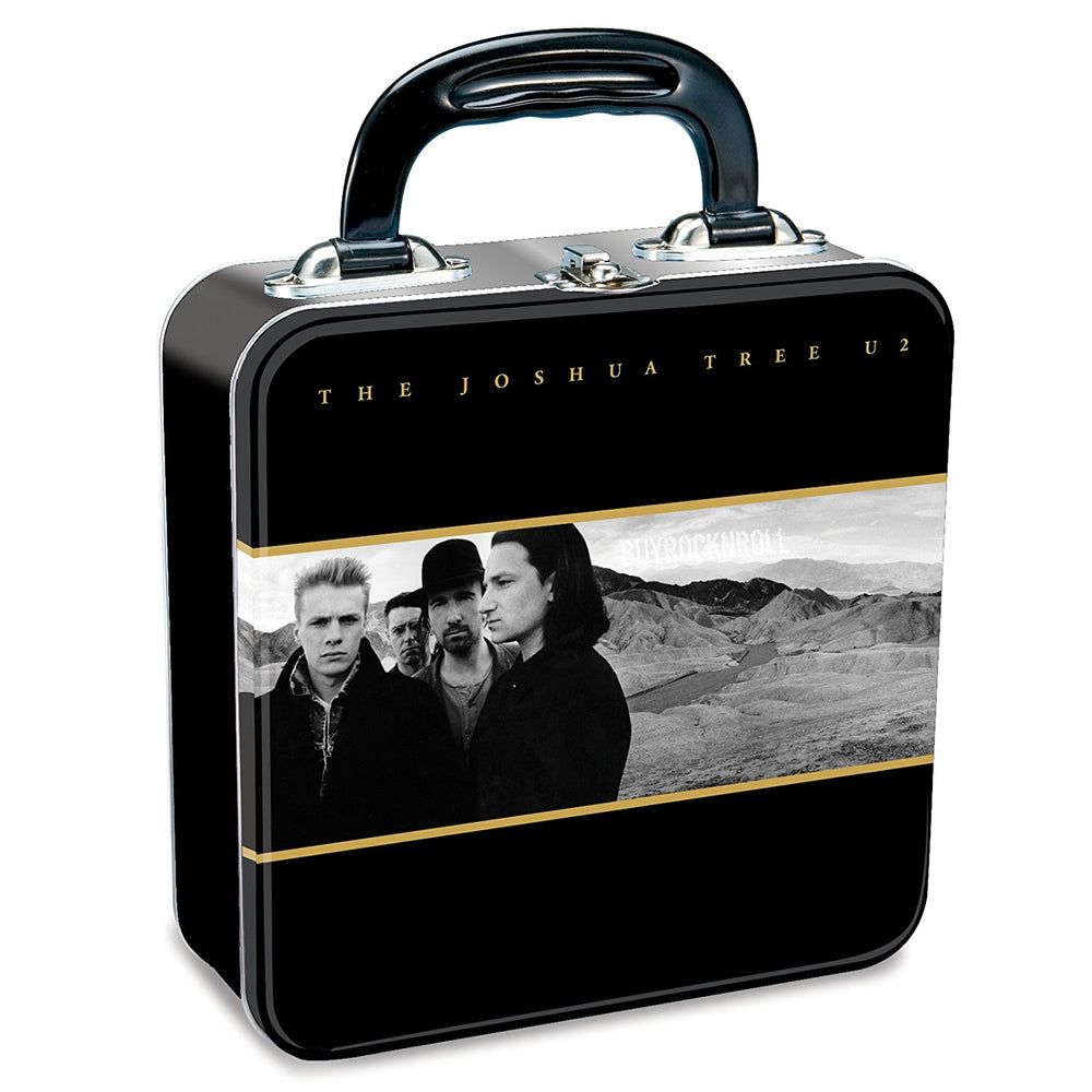 SOLD OUT! U2 Collectible: 2010 Vandor The Joshua Tree Album Artwork Tin Tote Lunch Box
