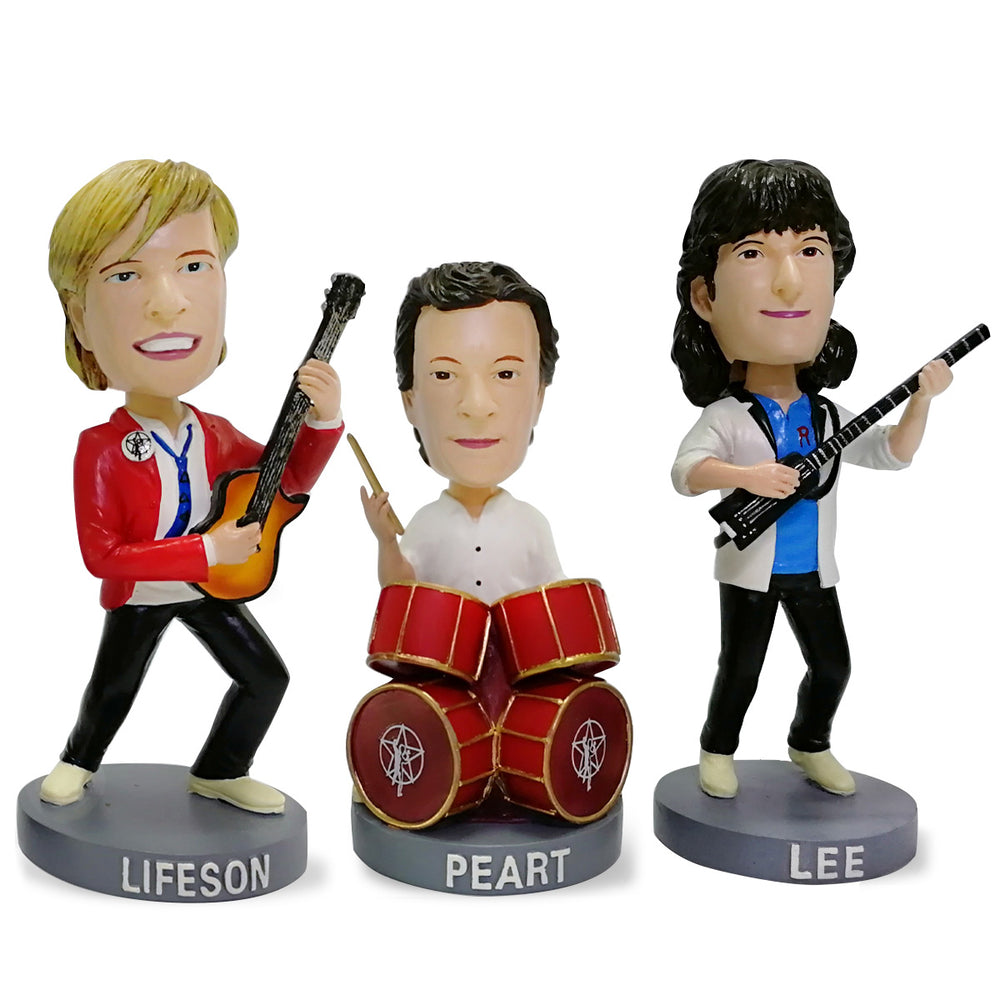 SOLD OUT! RUSH 2019 SRO 80’s Edition Bobblehead Dolls Geddy Lee/Neil Peart/ Alex Lifeson