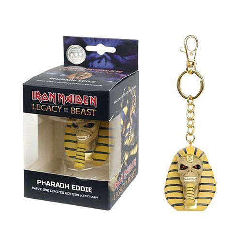 Iron Maiden Collectibles: Legacy of the Beast Pharaoh Head Key Chain