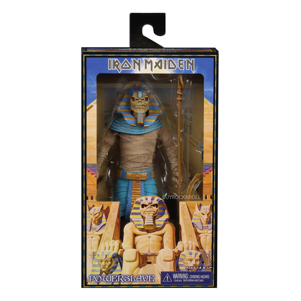 SOLD OUT! Iron Maiden Collectible 2020 Neca Powerslave Pharaoh Eddie 8-inch Clothed Figure