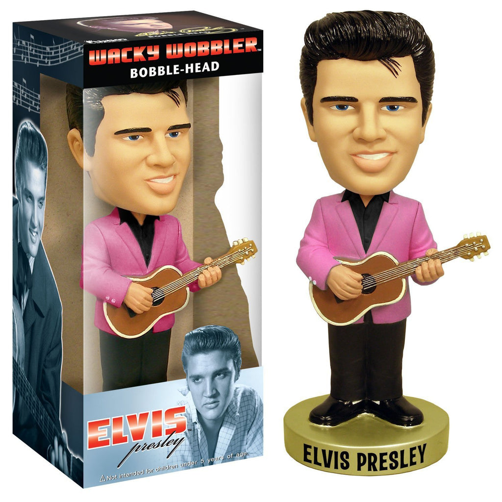 Original Wiggle Elvis Multitronic the Fan Elvis Wiggle Figurine the King  Wiggle Wobby Vintage Elvis Figurine 