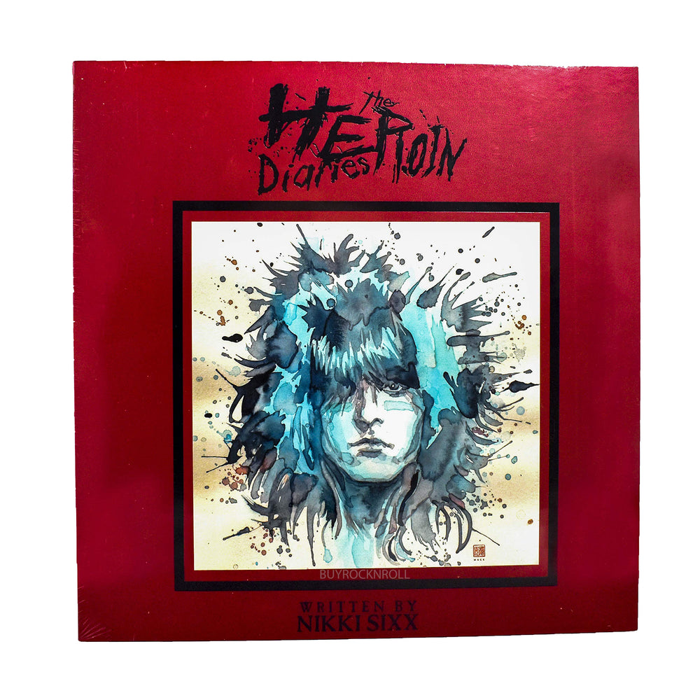 Motley Crue Collectible Nikki Sixx Heroin Diaries Red Leather Slip Case Edition