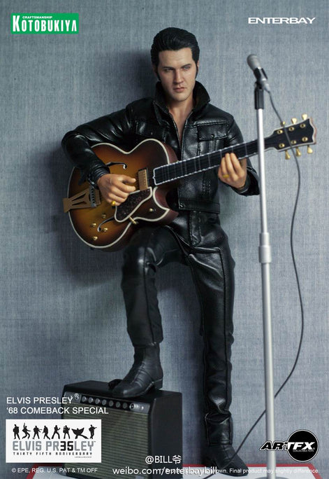 SOLD OUT! Elvis Presley Collectible 2012 Kotobukiya ArtFX 1968 Comeback Special 1:6 Scale Figure
