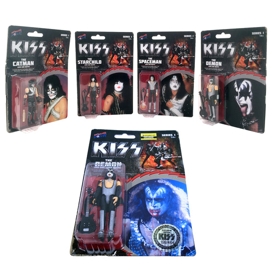 KISS Collectibles 2015 Bif Bang Pow! Series 1 Love G u n 3 3/4 Inch Figures & Variant Demon