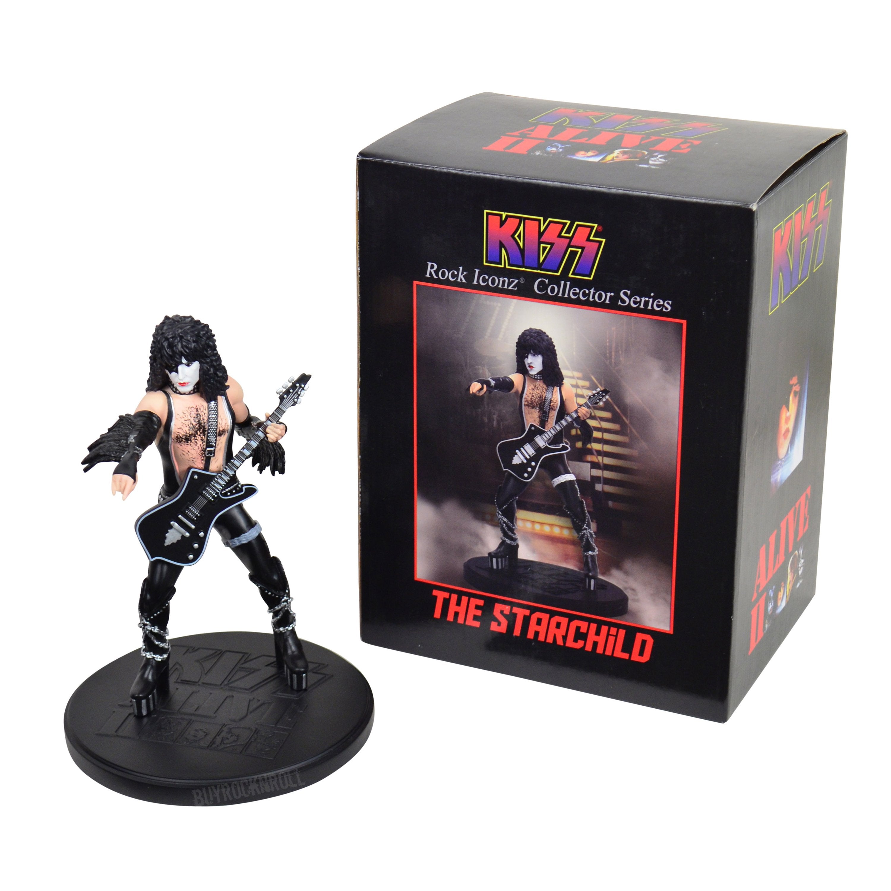 Very Rare KISS Collectible 2016 KnuckleBonz Rock Iconz Alive II Paul Stanley Statue #24/1000