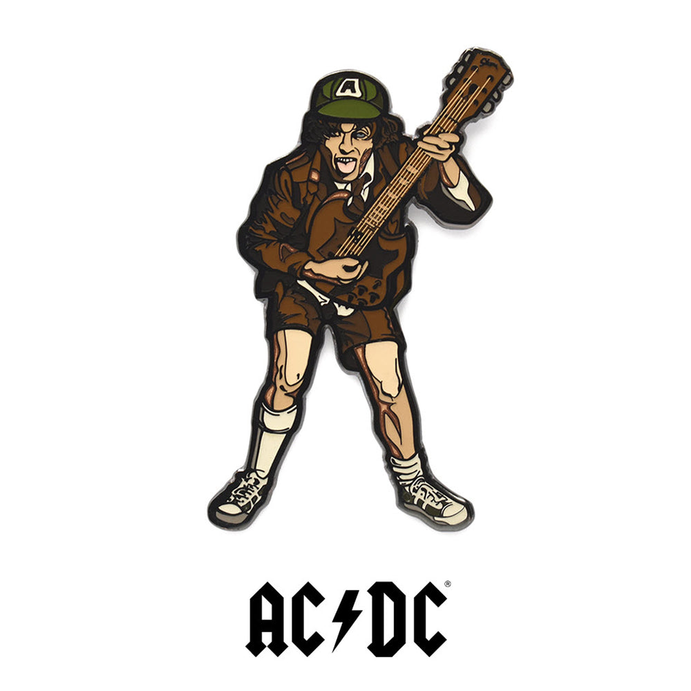AC/DC Collectible 2017 Handpicked FiGPiN #17 Angus Young Figure High Voltage Pin