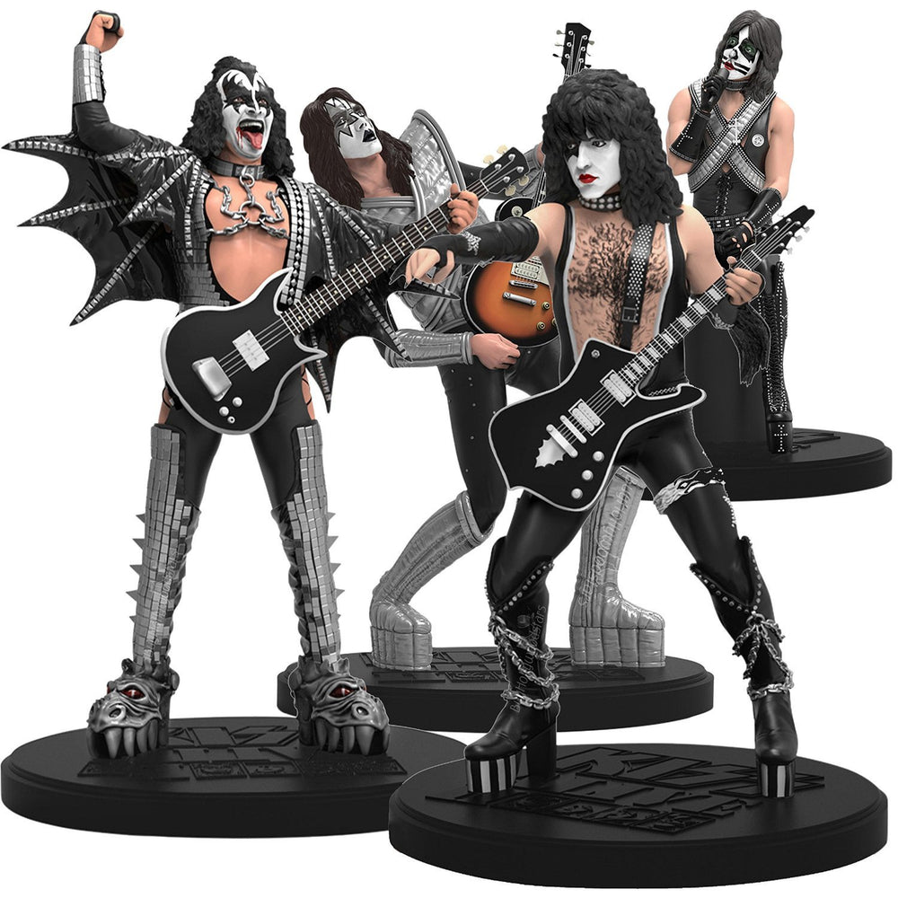 SOLD OUT! KISS Collectible 2016 KnuckleBonz Rock Iconz Alive II Band Members Statue Set