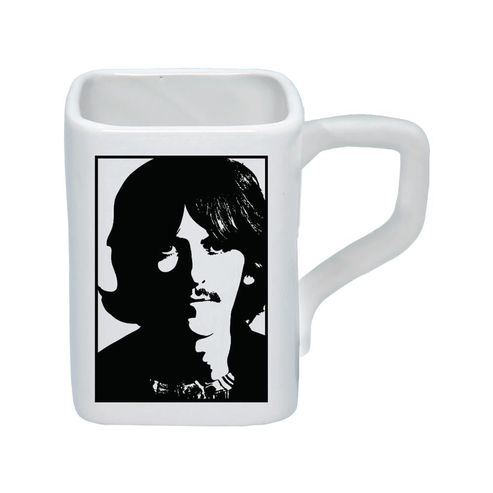 The Beatles Collectibles: 2019 White Album Square Ceramic 12 oz Mug Set of 4