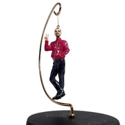 Rare Beatles Collectible 1996 Gartland Ringo Starr Figure Christmas Peace Ornament