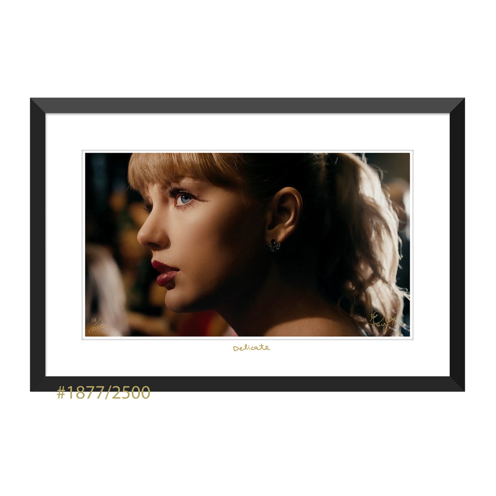 Taylor Swift Collectible Delicate Close Up Music Video Lithograph Edition #1831