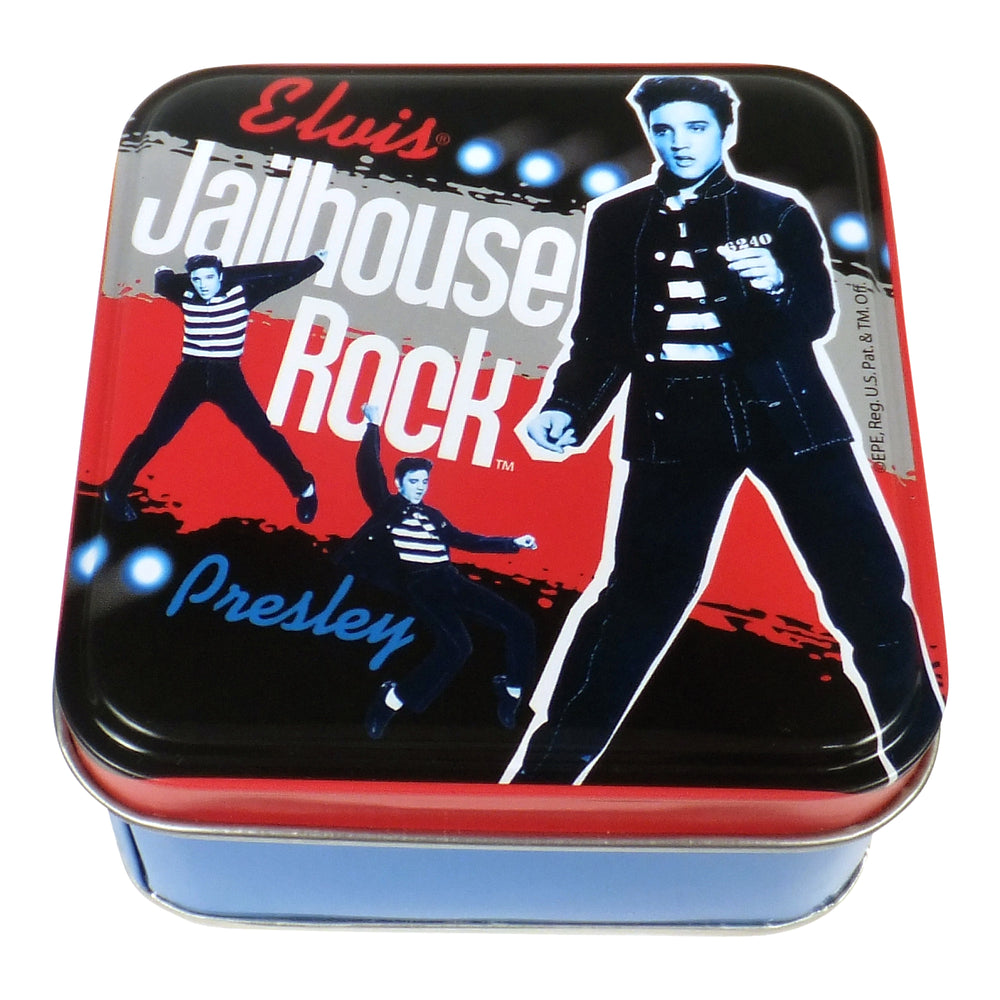 Elvis Presley Collectible 2009 Vandor Jailhouse Rock Notepad & Tin