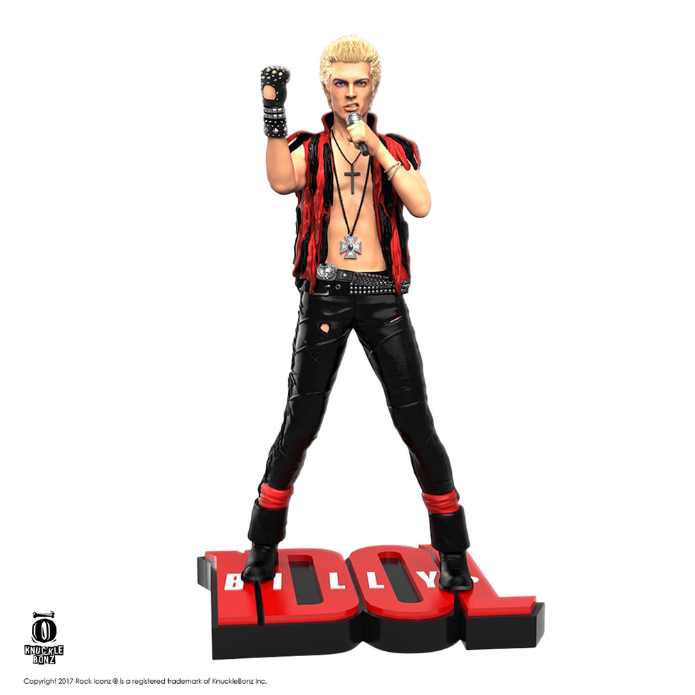 SOLD OUT! Billy Idol Collectible 2018 KnuckleBonz Rock Iconz Statue  Limited Edition 1982 Worldwide